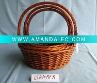 Wholesale Christmas basket from willow for food and gift packing