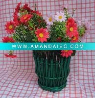 Wholesale wicker bottle holder basket