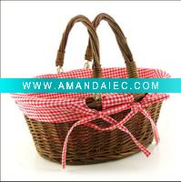 Wholesale gift wicker baskets with hand