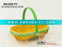 Wholesale handmade wicker wooden basket