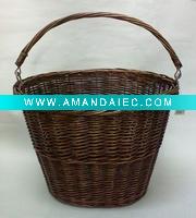 Wholesale willow wicker bicycle baskets