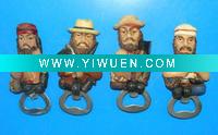 Wholesale Unique Resin Figure Souvenir Items Of Bottle Opener