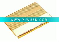 Wholesale metal name card case with printing customer's logo