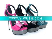 Wholesale high platform bowknot high heel sandal