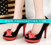 Wholesale 2012 newest style lady high heel sandals