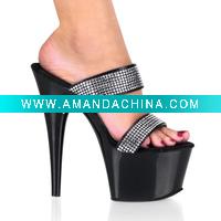 Wholesale 2012 fashion HOT design sexy crystal platform sandal