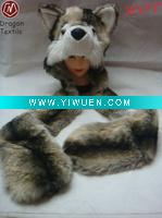 Wholesale FASHION HUSKY HAT WITH SCARF