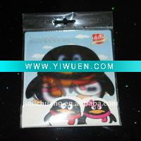 Wholesale silicone QQ penguin Cartoon anti-slip mat,silicone dashboard anti-slip mat