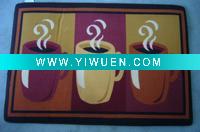 Wholesale 100%polyester print memory foam bath mat