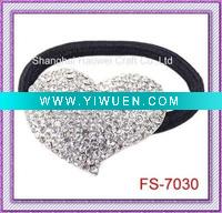 Wholesale Heart Elastic Hair Band;Ponytail Holder;Hair Accessory