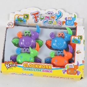 Wholesale Wind Up Toy Cartoon Plastic Crab on The Chain