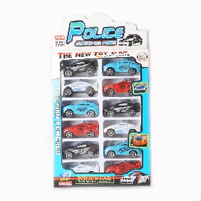 Wholesale Pad Printing Sliding Police Car Toy Vehicle