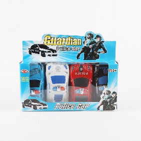Wholesale Pad Printing Sliding Police Car Toy Vehicle