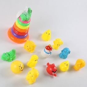 Wholesale Crocodile Round Rainbow Ferrule Plastic Toy