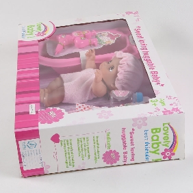 Wholesale 9 Inch Doll with Eating and Clothes Sets for Children