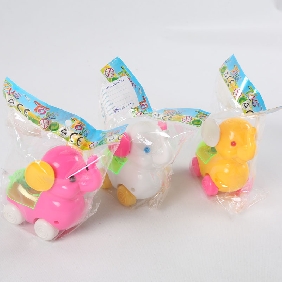 Wholesale Wind Up Drum Elephant with Light Plastic Toy