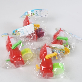 Wholesale Wind Up Drum Santa Claus Plastic Toy