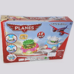Wholesale Winda Up UFO Gyro (Aircraft Story) Plastic Toy