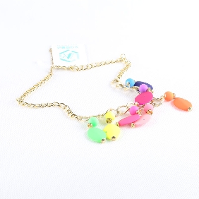 Wholesale Chain Resin Necklace