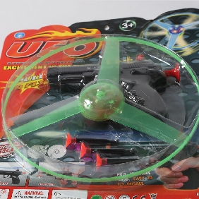 Wholesale Flying Saucer with String and Gun for Children