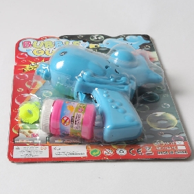 Wholesale Dolphin Blue Bubble Gun for children