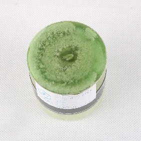 Wholesale Fashion Pillar Shape Green Color With Fruit Scent Art Candles