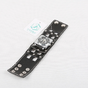 Wholesale Black Belt Watch with Riveting Accessories