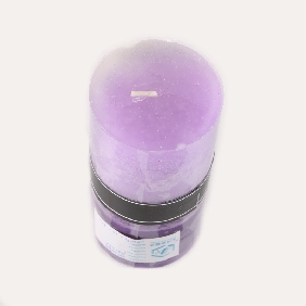 Wholesale Fashion Pillar Shape Purple Color With Fruit Scent Art Candles