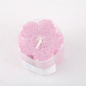 Wholesale Fashion Flower Shape Pink Color With Aroma Art Candles