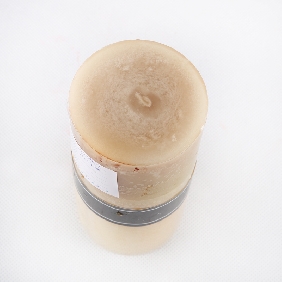 Wholesale Fashion Pillar Shape Yellow Color With Aroma Candles