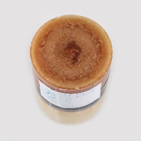 Wholesale Fashion Pillar Shape Brown And Yellow Color With Aroma Art Candles