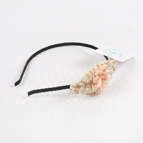 Wholesale Hair Clasp With Flower In Pink Color