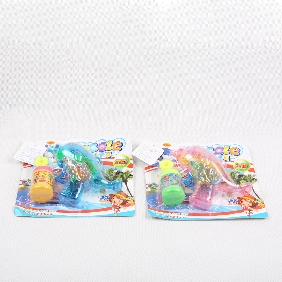 Wholesale Dolphine Inertia Plastic Bubble Gun（ with Lights）