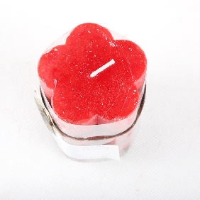 Wholesale Fashion Flower Shape Red And Brown Color With Aroma Art Candles