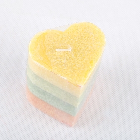 Wholesale Fashion Heart Shape Colorful With Aroma Art Candles