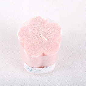 Wholesale Fashion Heart Shape Pink Color With Aroma Art Candles