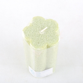 Wholesale Fashion Flower Shape Light Green Color With Aroma Art Candles