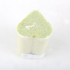 Wholesale Fashion Heart Shape Light Green Color With Aroma Art Candles