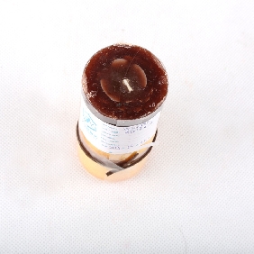 Wholesale Fashion Pillar Shape Brown And Orange Color With Aroma Art Candles