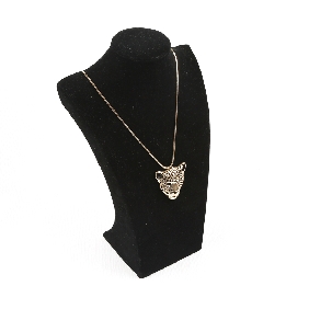Wholesale Alloy Necklace With Tiger Face In Golden Color