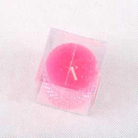 Wholesale Fashion Pillar Shape Pink Color With Aroma Art Candles