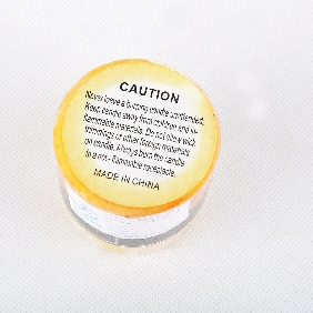 Wholesale Fashion Pillar Shape Orange And Yellow Color With Aroma Art Candles