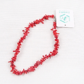 Wholesale Coral Necklace In Red Color With 45cm Length