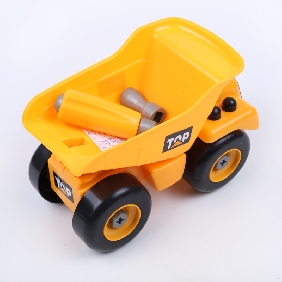 Wholesale Yellow Lorry Toy Car Cute for Children Plastic One Piece Packing