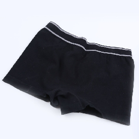 Wholesale Assorted Men Boxers Cotton / Nylon / Spandex Briefs Black Color Large Size