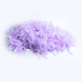 Wholesale Dress Up Party Favors Purple Feather Boas 2m 78" Mixed Colour