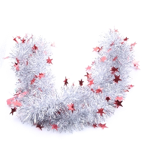 Wholesale Shining Colorful Plastic Christmas Garland Decoration Party Evens
