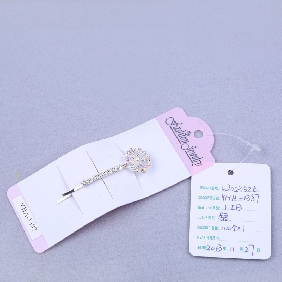 Wholesale Beautiful Silver Hair Clip with Diamond