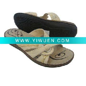 Wholesale Lady PU Fashion Slippers