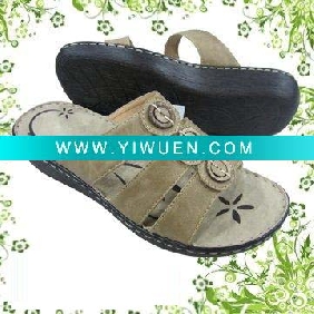 Wholesale PU Women's Summer slipper with Massage